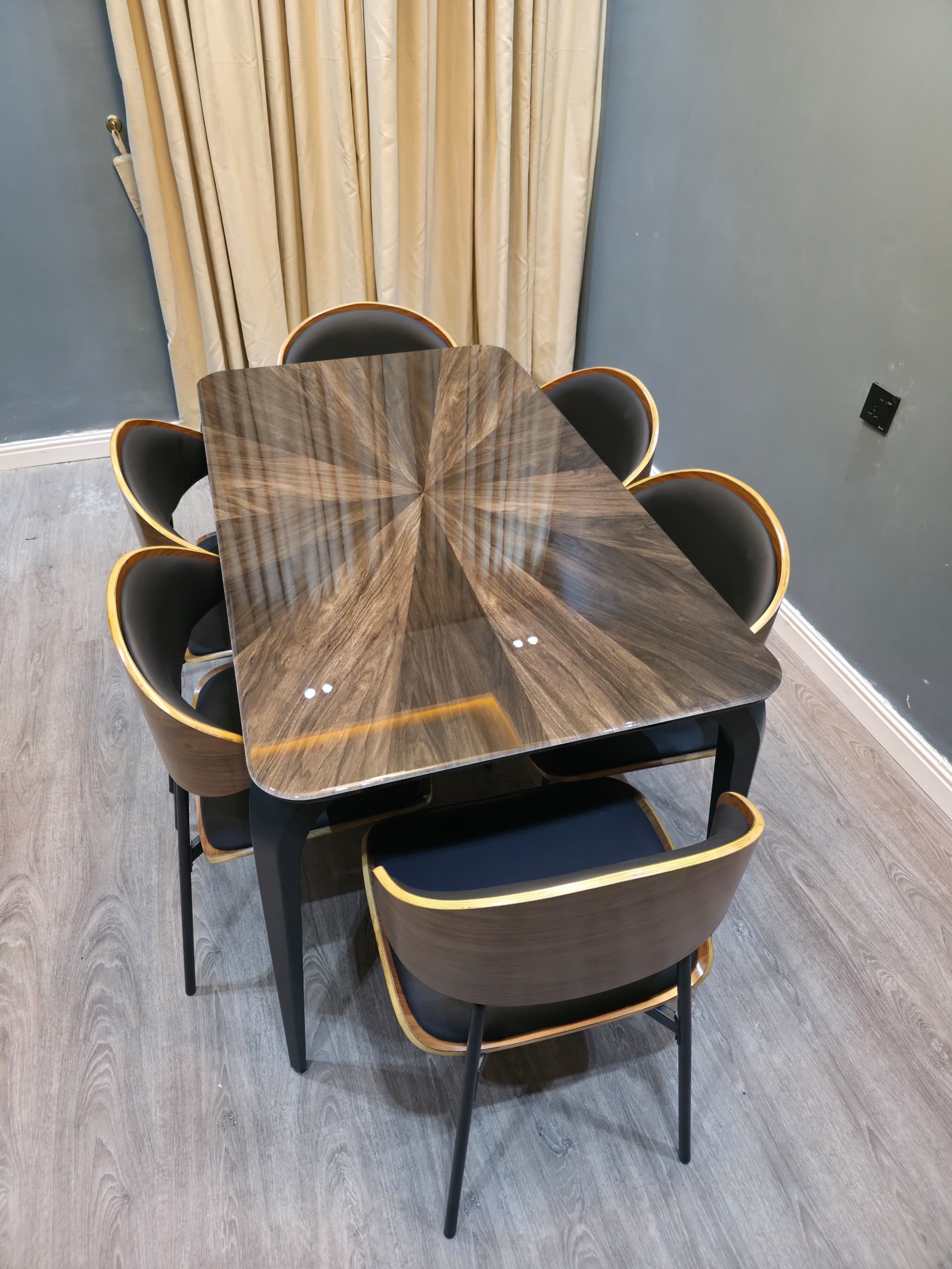 Premium 6-Seater Luxury Dining Table Set